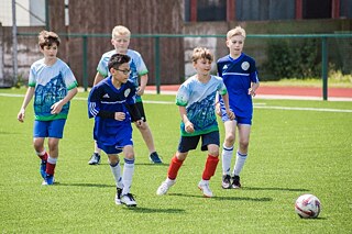 Hráči kategorie 1 při zápase.