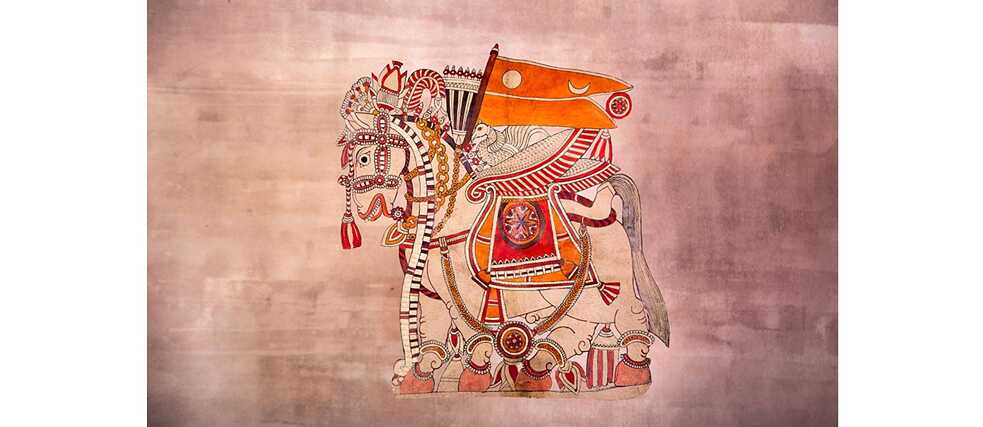 Airavata, the four-tusked elephant