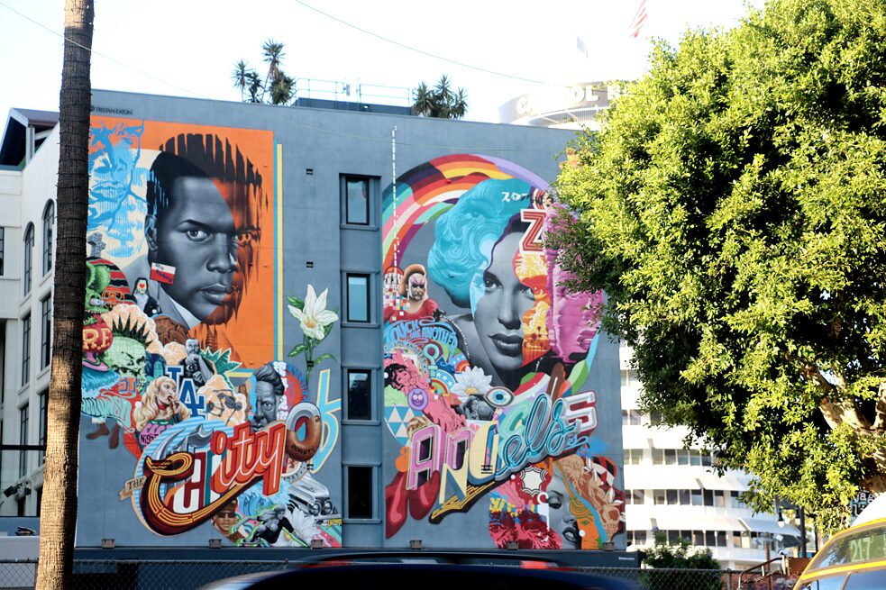 Massive Los Angeles Mural by Tristan Eaton
