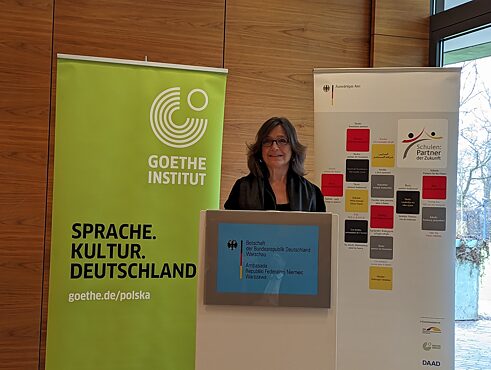 Karin Ende, kierownik działu językowego Goethe-Institut w Warszawie