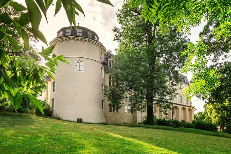Außenansicht Bücherturm, Herzogin Anna Amalia Bibliothek