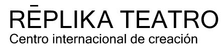Logo Réplika Teatro 2023