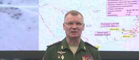 [Channel One relays a military update by Defence Ministry spokesman Igor Konashenkov, Voskresnoye Vremya programme, 30 October]