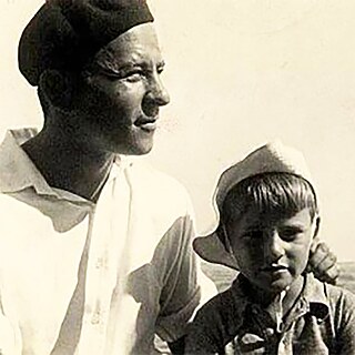 Joachim Gottschalk with his son Michael