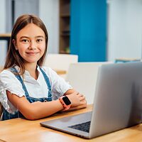 Mädchen im Unterricht