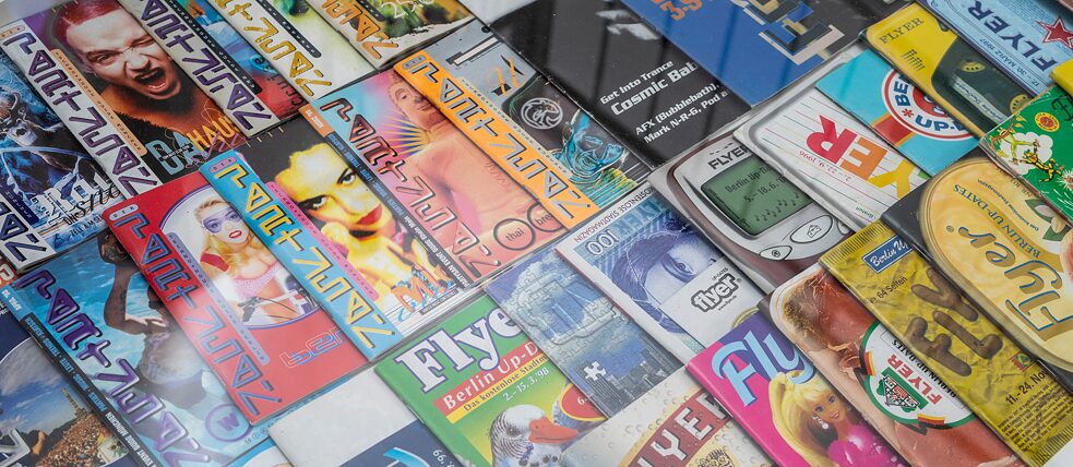 Kerstin Greiner, Tanzen ist die wärmste Jacke, Flyer und Fanzines der Technoszene der 90er in Deutschland 