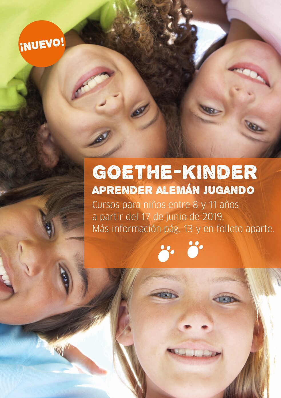 Foto: Publicidad cursos para niños verano 2019