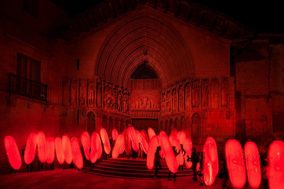 Concéntrico 05 - Aktion "Signals 1.0" des Kollektivs tools for action 