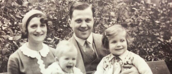 Fritz and Frieda Kuhn with their children, Rita and Hans