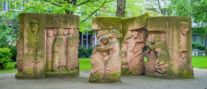 Monument to the Rosenstrasse Protest in Berlin, Germany