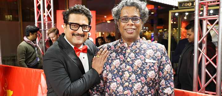 Jitendra Joshi und Chhatrapal Ninawe bei der Premiere von Gaath
