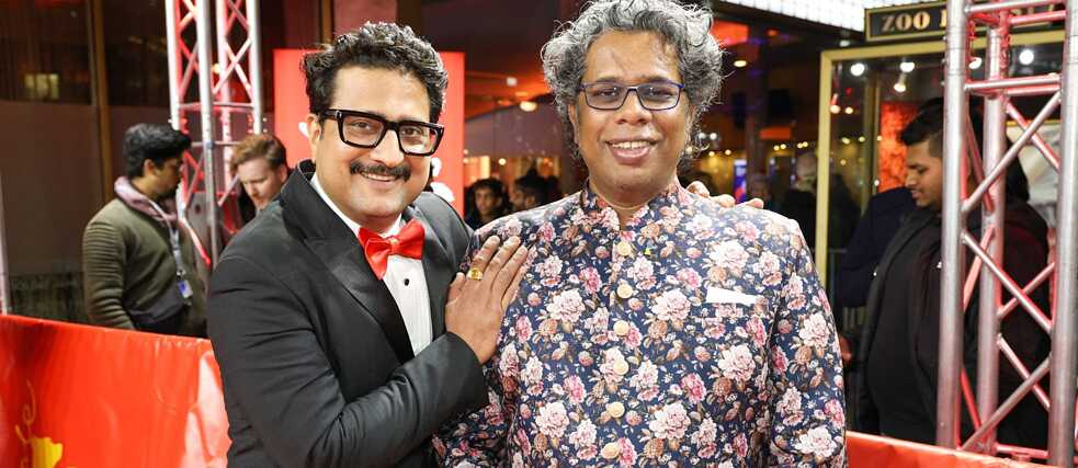 Jitendra Joshi und Chhatrapal Ninawe bei der Premiere von Gaath