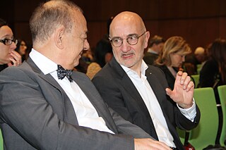 Alfred Kotter und Giorgio Ostinelli (Experte für Lehrerfortbildung, Schweiz)