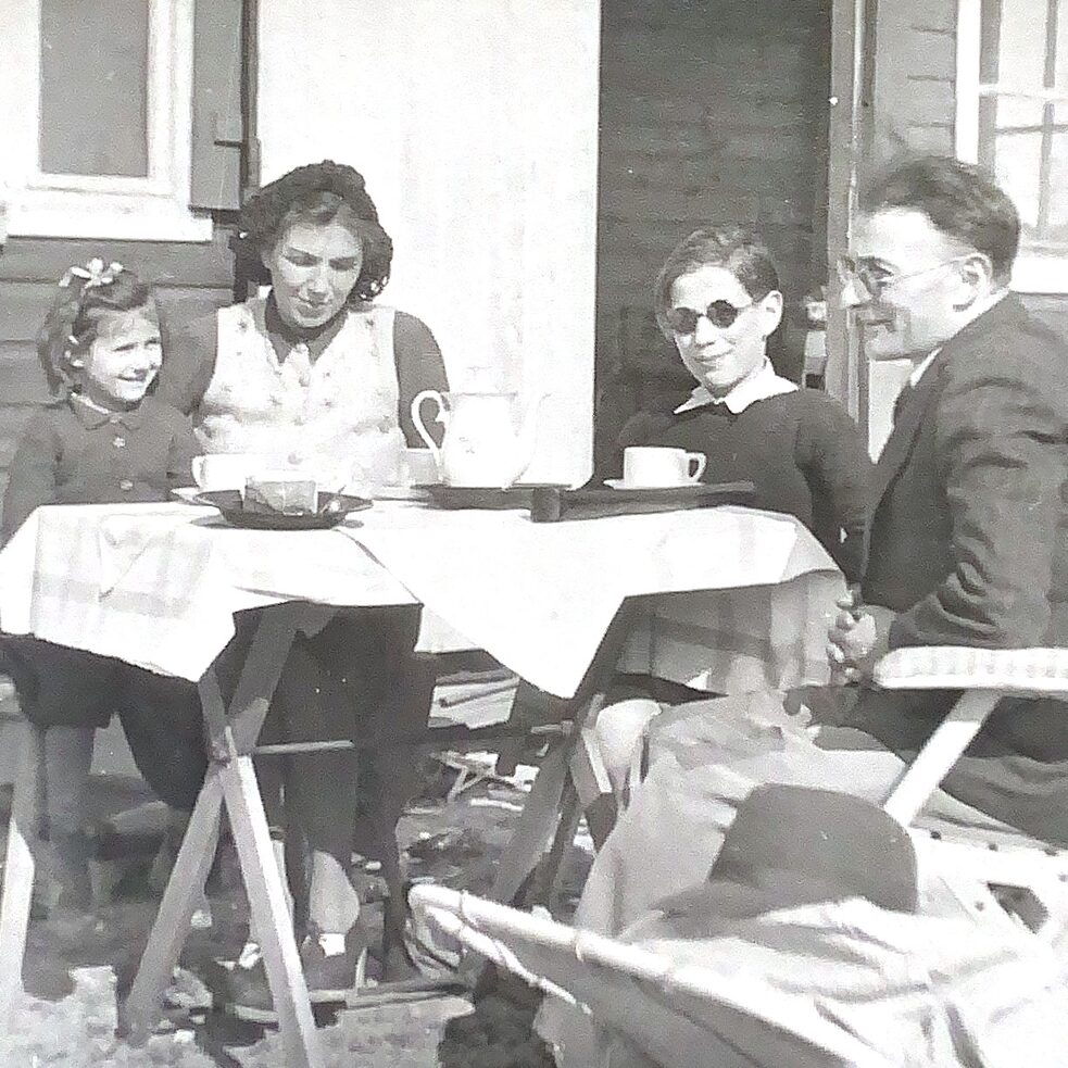 The Abraham family in Berlin after the war