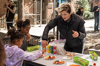 Crafts at Block Party