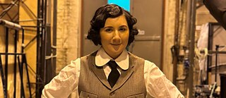 Carolin Karnuth as Claire Waldoff in the Instagram series of the @goetheinstitut | Foto: © Florian Mag, art/beats