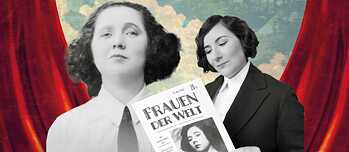 The historic personality Claire Waldoff and the actress of the Instagram series Carolin Karnuth