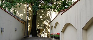 Eingang zum Goethe-Institut Riga von 1999 bis zum Umzug in die neue Liegenschaft 2020.