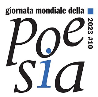 Logo Giornata Mondiale della Poesia 2023