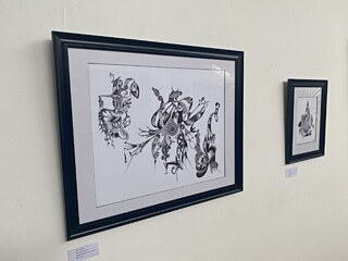 Illusional / Philosophical drawings at Goethe-Institut-1