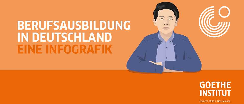 Zeichnung von einem Mann, der sich auf einen Tisch lehnt
