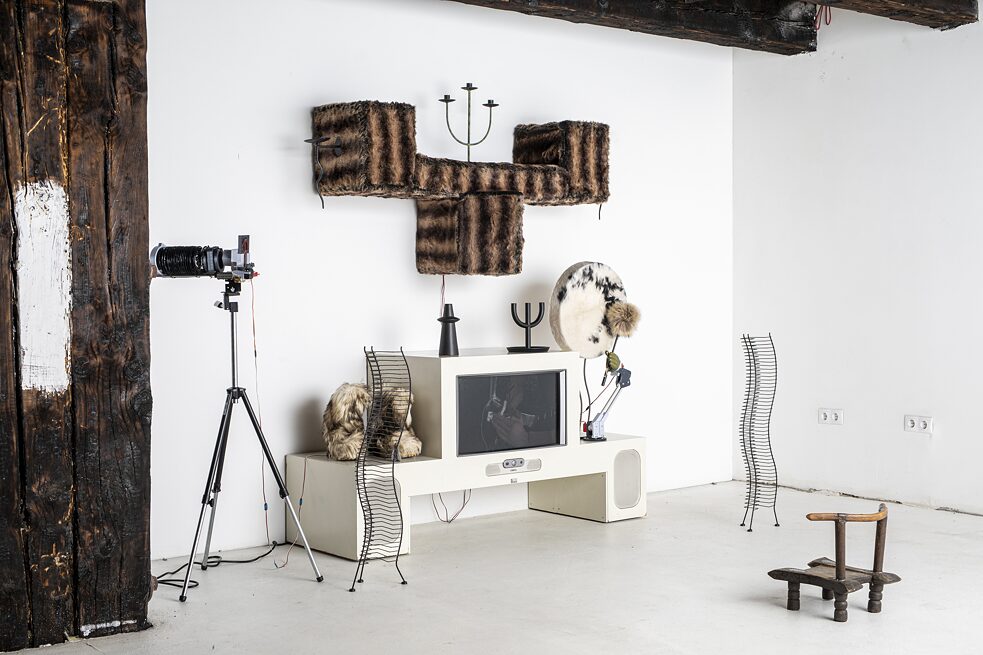 Henrike Naumann and Bastian Hagedorn, "The Museum of Trance" (2021), Mixed Media Installation im aqb 2021