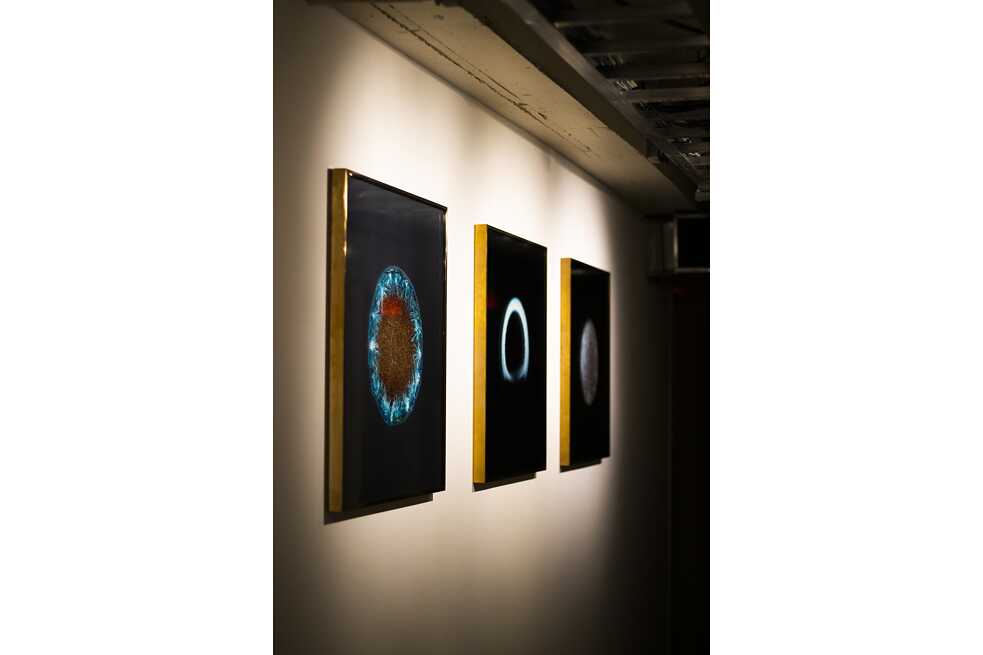 Sarah Schönfeld, from the Series "All You Can Feel", 2013-15, Ausstellungsansicht SAT