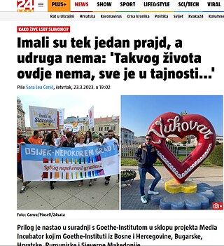 Screenshot © © 24 sata Sara Lea Čenić 24 sata