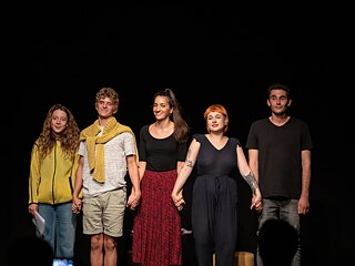 Schenische Lesung "Far away, Kandahar" im KunstTeater, Zagreb 2022.