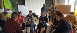 Gruppenarbeit beim Konferenz Schulwärts 2022 © © Ani Inataliza Gruppenarbeit beim Konferenz Schulwärts