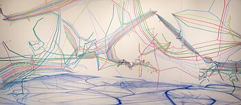 Kunst im Treppenhaus