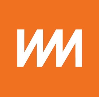 Logo da Revista Humboldt na cor branca em fundo laranja