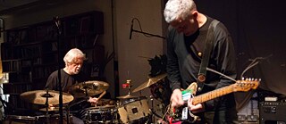 Tony and three friends in the kitchen  © Dawid Laskowski  Tony Buck at 60: 3