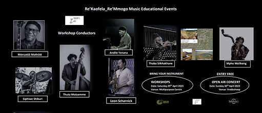 Public Showcase and Concert at Vredefort Dome, Freestate