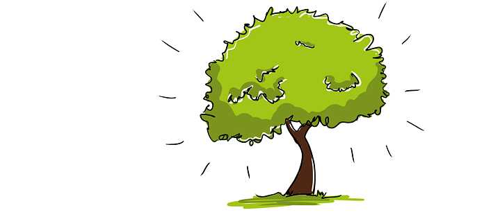 Illustration eines Baumes
