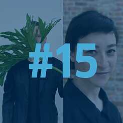 Two images of Gala and James with a number on top of it 