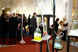 Februar 2017, Eröffnung der Kunstaustellung "Modulation".