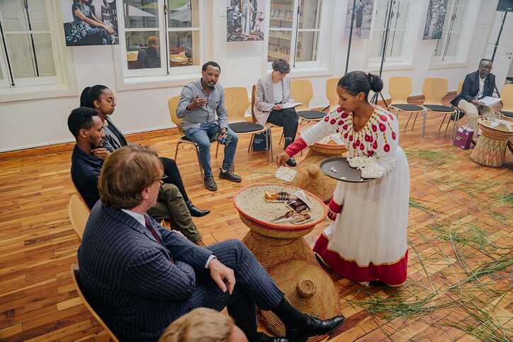 CULTURAL DELEGATION ON THE OCCASION OF THE CHANCELLOR'S TRIP