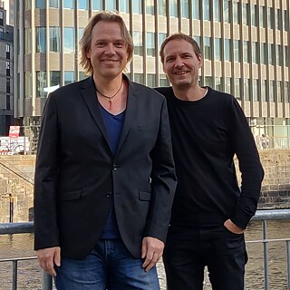 Foto von Sven Helbig (links) und Stefan Lorenz Sorgner (rechts) in Berlin