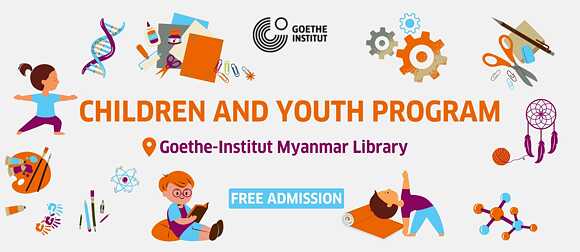 Children and Youth program at Goethe-Institut Myanmar Library