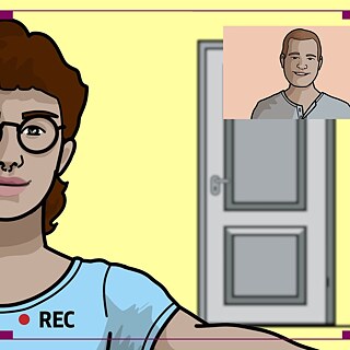 Room check – Online-Deutschprüfung &copy; © Goethe-Institut Room check – Online-Deutschprüfung