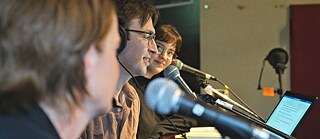 Mikrofon in Radio-Station