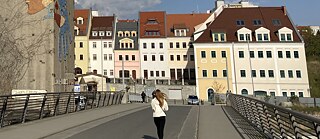 Die Altstadtbrücke zwischen Görlitz und Zgorzelec
