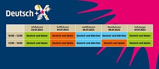 Deutsch plus X © Goethe-Institut Georgien Deutsch plus X