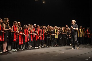 Drei Chöre zusammen im Konzert