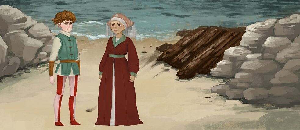 Squire and tradeswoman