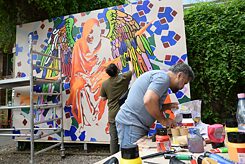 Partizipatives Mural der ArtLords 