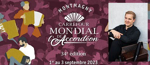 Matthias Pürner auf dem Carrefour mondial de accordeon