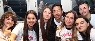 Die spanische Schülergruppe aus Torrelavega