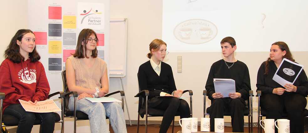 Die Talkrunde aus Frankreich zum Thema "Schule: Traum oder Hölle?"